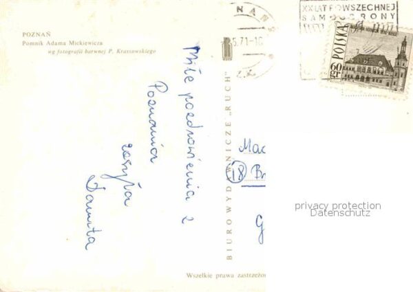 Poznan Posen Denkmal – Bild 2