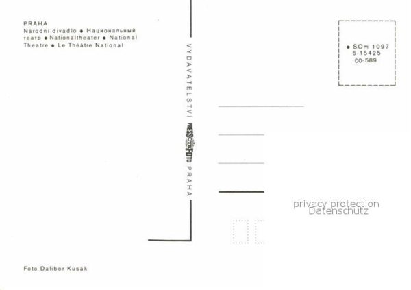 Praha Prahy Prague Nationaltheater – Bild 2