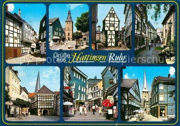 Hattingen Ruhr Fachwerkhäuser Stadtansichten