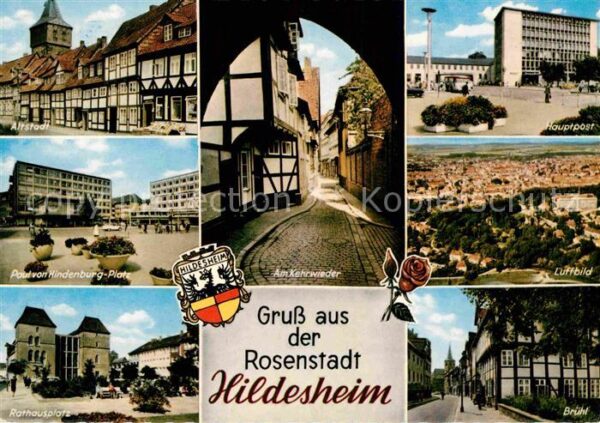 Hildesheim Altstadt Kehrwieder Hauptpost Rathauspl