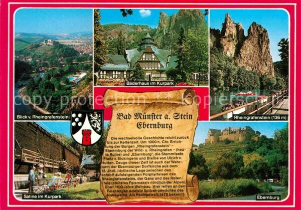 Bad Muenster Stein Ebernburg Saline Kurpark Rheingrafenstein Bäderha