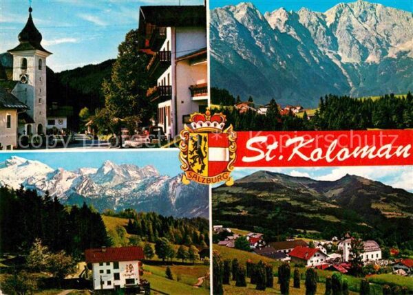 Sankt Koloman Wegscheid Hoher Göll Tennengebirge Schl