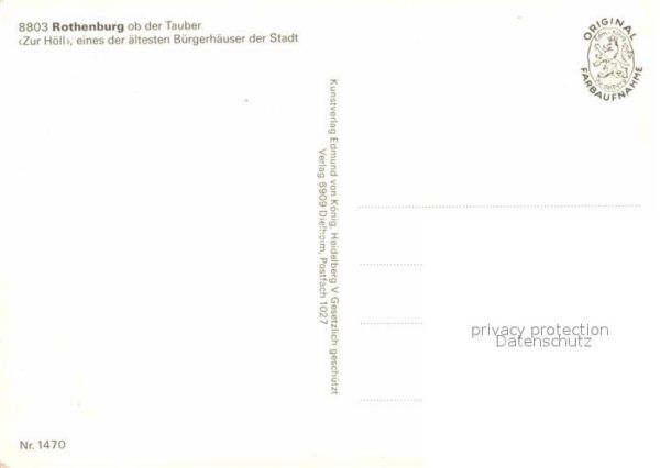 Rothenburg Tauber Zur Höll – Bild 2
