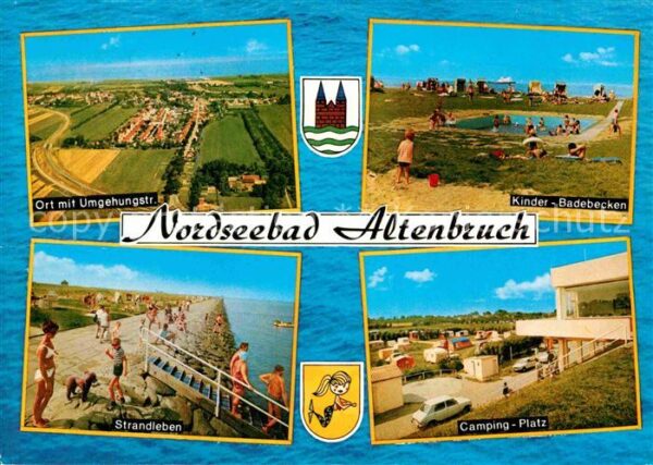 Altenbruch Strandleben Campingplatz Kinderbadebeck