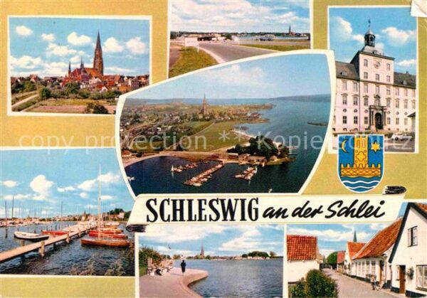 Schleswig Schlei Kirche Hafen Rathaus