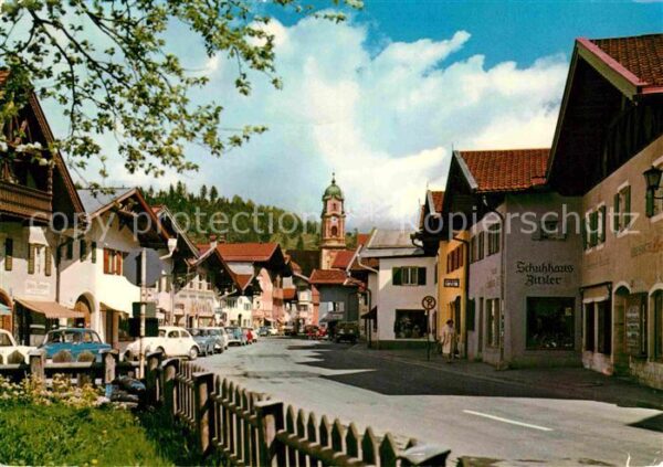 Mittenwald Bayern Häuser Freskenmalereien