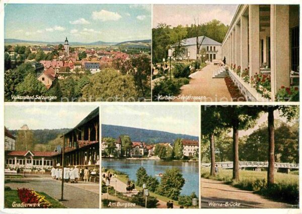 Bad Salzungen Volkssolbad Kurhaus Seeterrassen Gradie