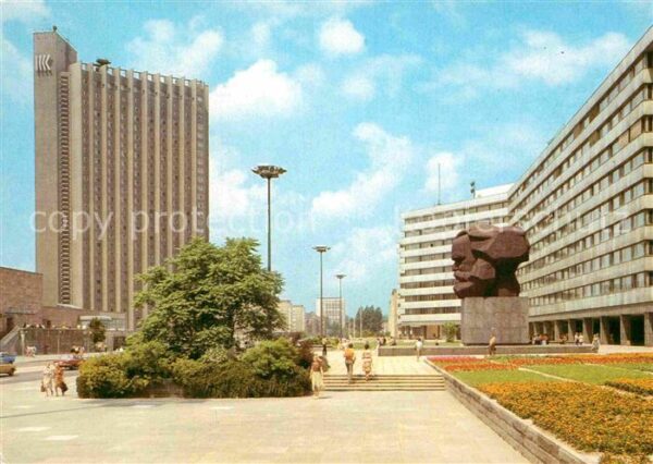 Karl-Marx-Stadt Karl Marx Allee Hotel Kongress Karl Mar