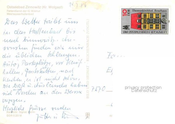 Zinnowitz Ostseebad Feriendienst IG Wismut Meerwasserhallen – Bild 2