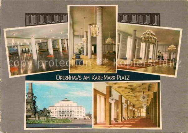 Leipzig Opernhaus Karl Marx Platz