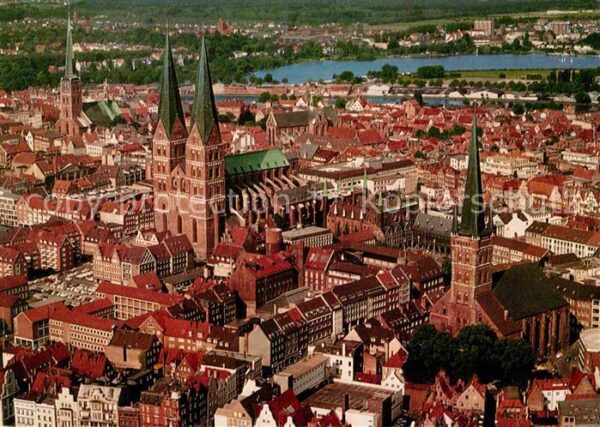 Luebeck Fliegeraufnahme