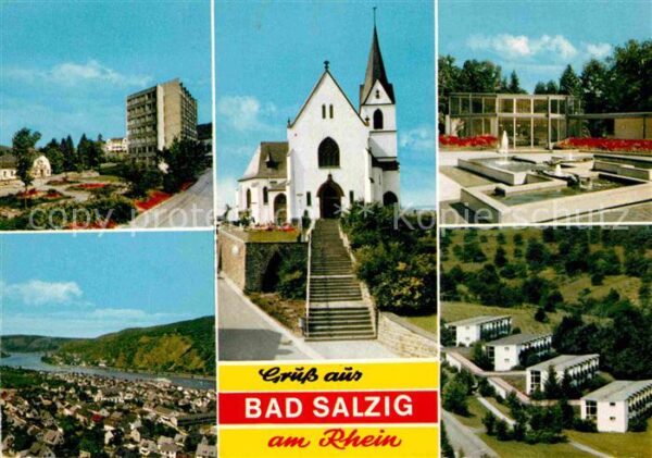 Bad Salzig Kirche Kurpark Kurkliniken Panorama