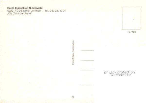 Ruedesheim Rhein Hotel Jagdschloss Niederwald – Bild 2