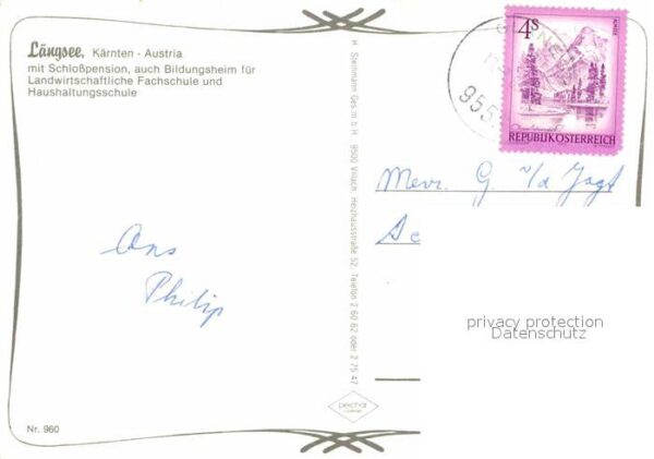 Kaernten Längsee Schlosspension Fliegeraufnahme – Bild 2