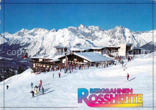 Seefeld Tirol Bergstation Rosshütte Winter Ski