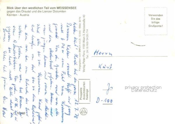 Weissensee Kaernten Fliegeraufnahme Naggleralm – Bild 2