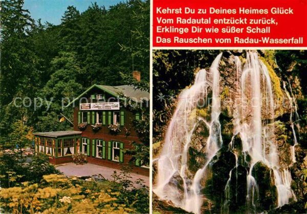 Harzburg Bad Radau Wasserfall
