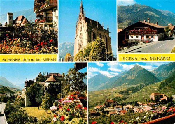 Schenna Meran Kirche Panoramen