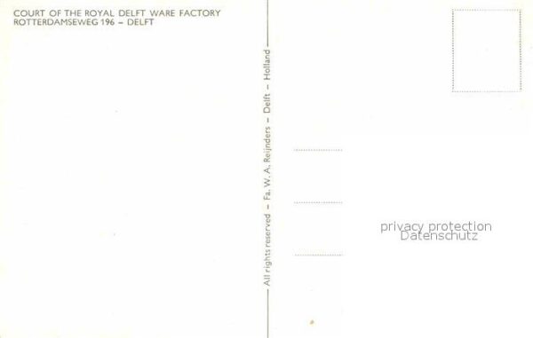 Delft Court of Royal Delf Ware Factory – Bild 2