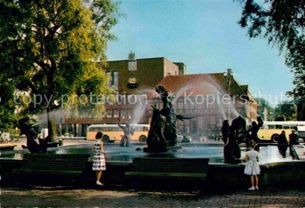 Halmstad Carl Milles Fontain Europa
