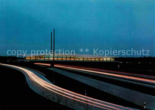 Holdorf Niedersachsen Autobahn-Brückenrasthaus Dammer Berge