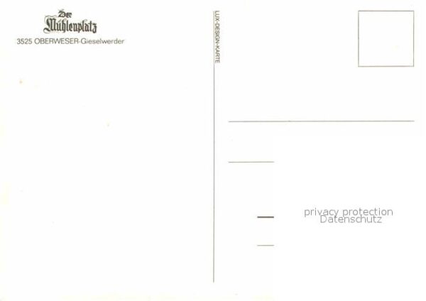 Oberweser Hessen Der Mühlenplatz – Bild 2