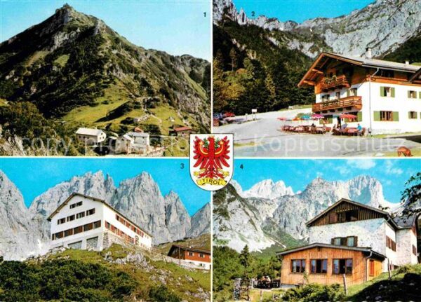 Wilder Kaiser Stripsenjochhaus Grießneralm Gruttenhüt
