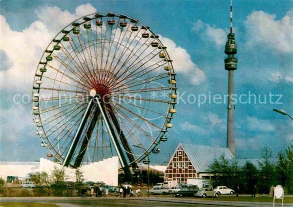 Dortmund Bundesgartenschau Euroflor Riesenrad Fe