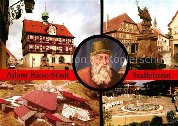 Staffelstein Bad Adam Riese Stadt