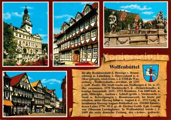 Wolfenbuettel Schloß Fachwerkhaus Krambuden