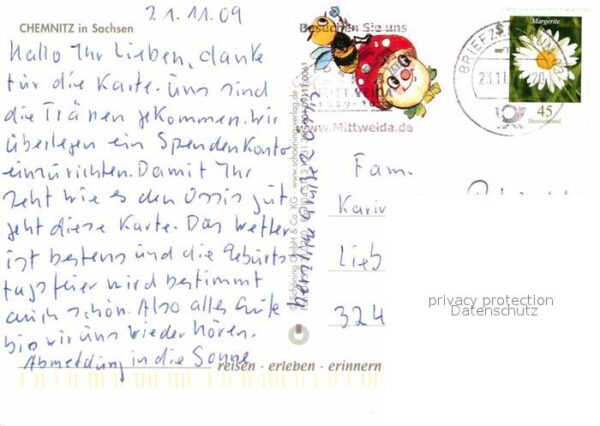 Chemnitz Karl-Marx-Denkmal Roter-Turm Rathaus Th – Bild 2