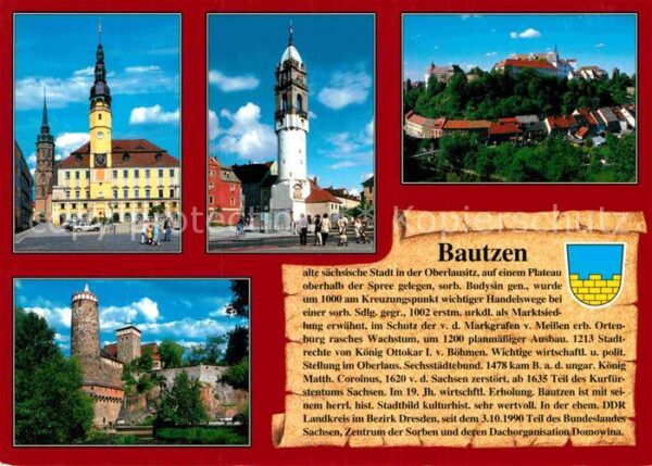 Bautzen Fliegeraufnahme Türme
