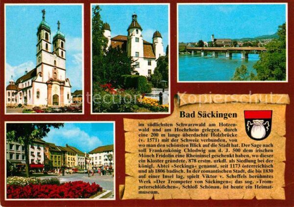 Bad Saeckingen St. Fridolinsmünster Trompeterschloß Ho