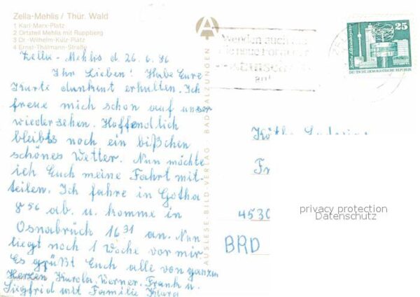 Zella-Mehlis Karl-Marx-Platz Ruppberg – Bild 2