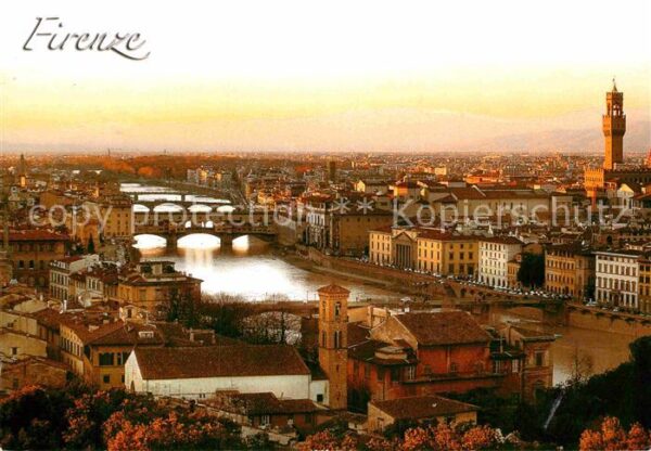 Firenze Florenz Brückenpartie