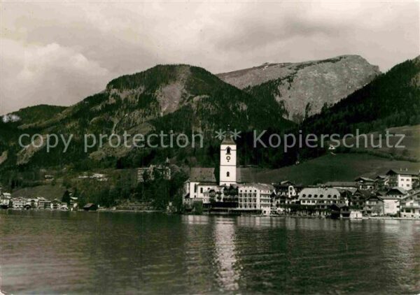 St Wolfgang Salzkammergut Partie am Wolfgangsee