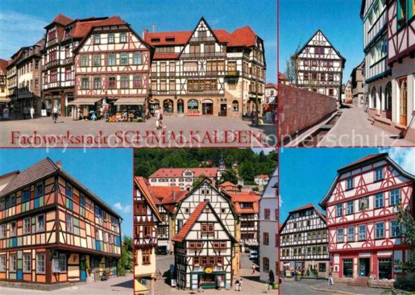 Schmalkalden Fachwerk Salzbrücke Kirchhof Stiller Ga