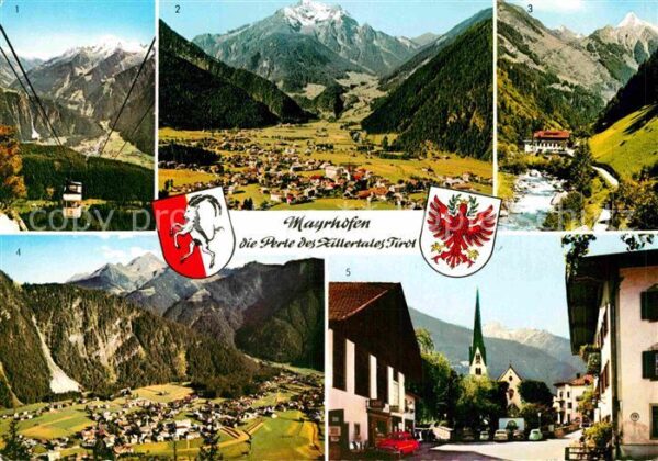 Mayrhofen Zillertal Fliegeraufnahme Penkenbahn Grünberg Zil
