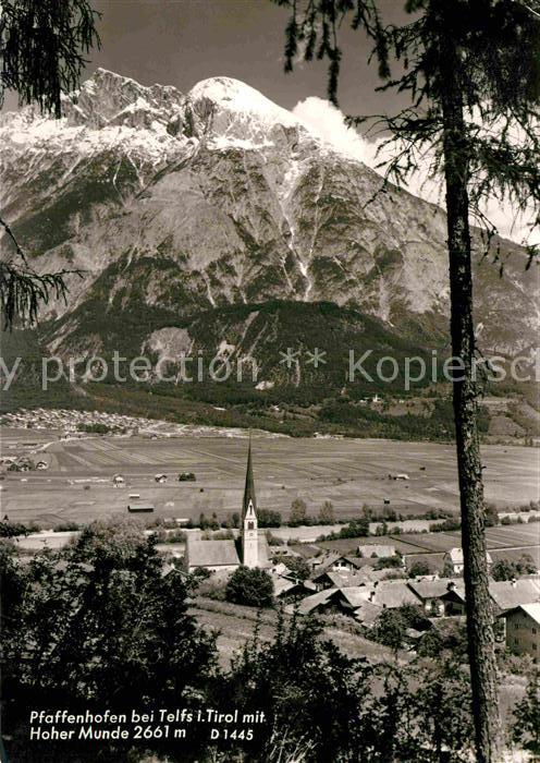 Pfaffenhofen Tirol mit Hohe Munde