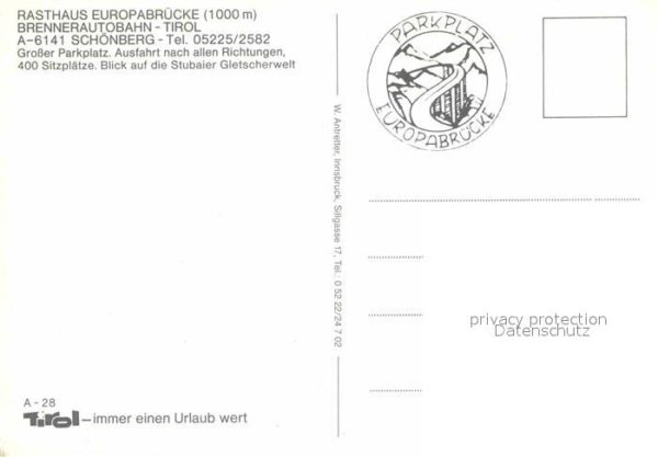 Schoenberg Stubaital Rasthaus Europabrücke Brennerautobahn – Bild 2