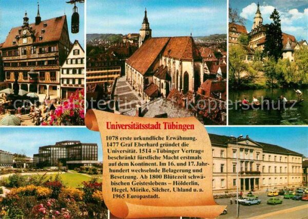 Tuebingen Kirche Ortspartien Universitätsstadt