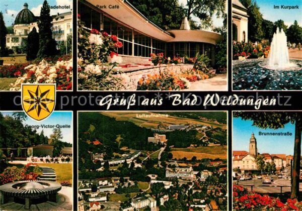 Bad Wildungen Badehotel Kurpark Brunnenstrasse Park-C