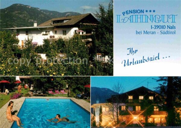 Nals Bozen Pension Lahngut Pool