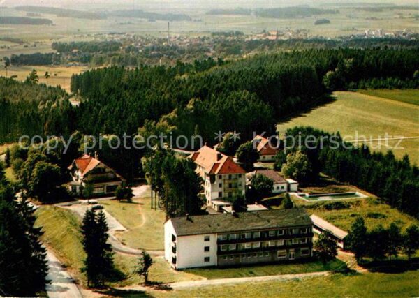 Bad Duerrheim Fliegeraufnahme Sanatorium Hirschhalde