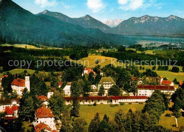 Bad Heilbrunn Fliegeraufnahme Kuranlagen