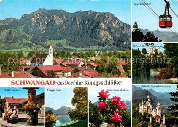 Schwangau Dorf der Königsschlösser Tegelbergbahn