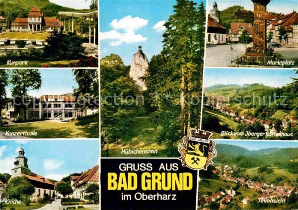 Bad Grund Hübichenstein Marktplatz Kurpark Konzer