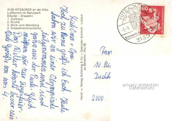Hitzacker Elbe Elbufer Drawehn Zollhaus Kirche Weinber – Bild 2