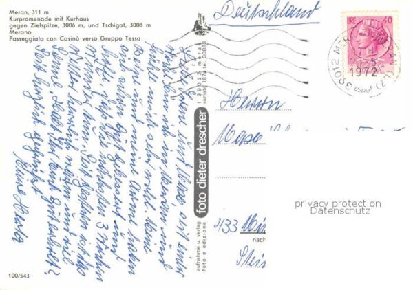 Meran Merano Kurpromenade und Kurhaus – Bild 2