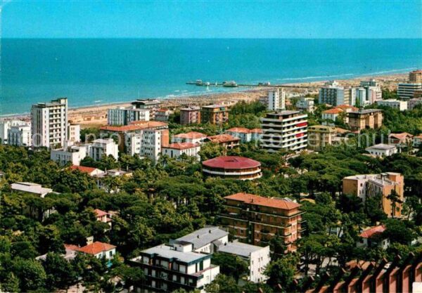 Milano Marittima Fliegeraufnahme mit Strand